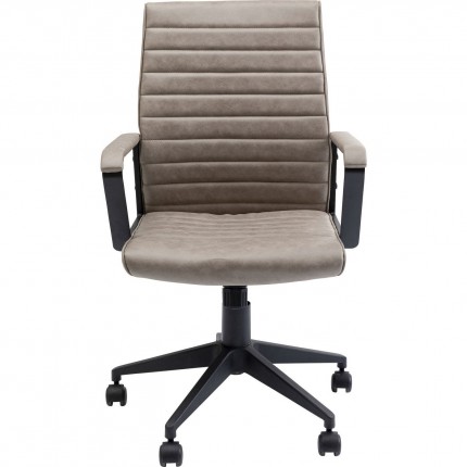 Swivel Office Chair Labora taupe Kare Design