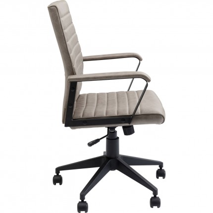 Swivel Office Chair Labora taupe Kare Design