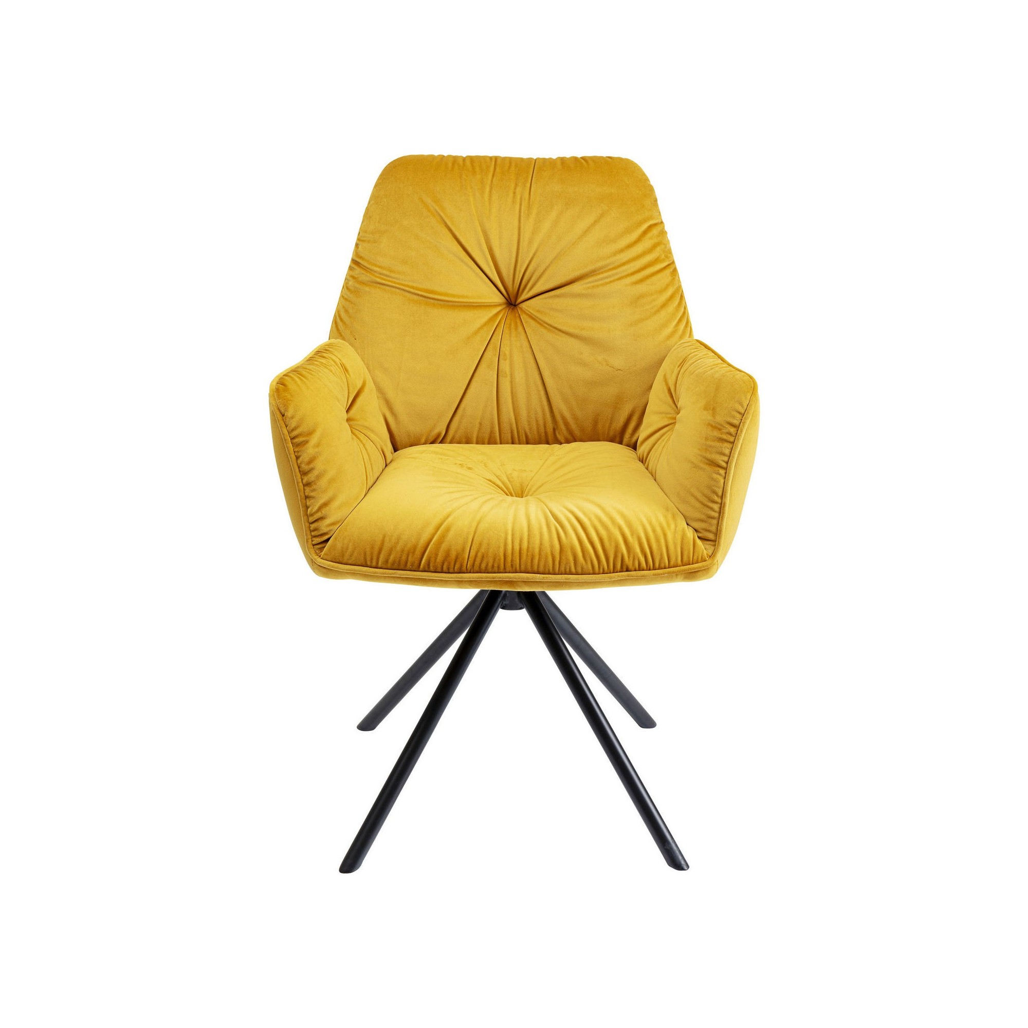 Chaise a./acc. Mila jaune