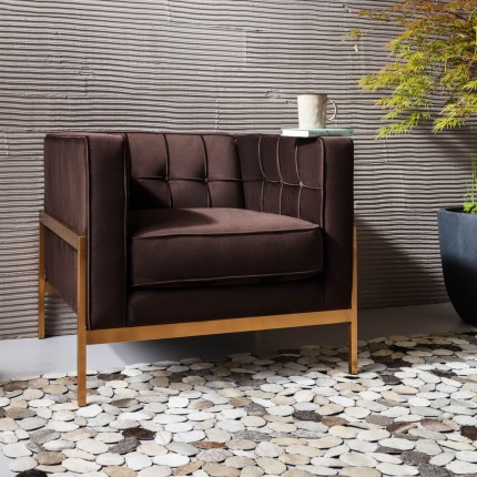 Armchair Loft Brown Kare Design