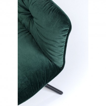 Chair with armrests Mila Green Kare Design