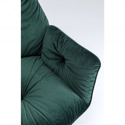 Chair with armrests Mila Green Kare Design