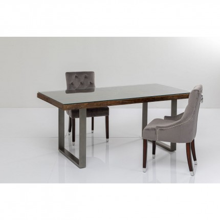 Table Conley 180x90cm acier Kare Design