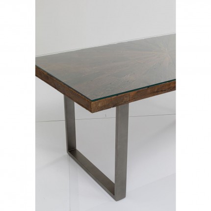 Table Conley 180x90cm acier Kare Design