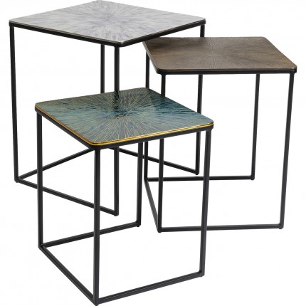 Side Table Ray Square (3/Set) Kare Design