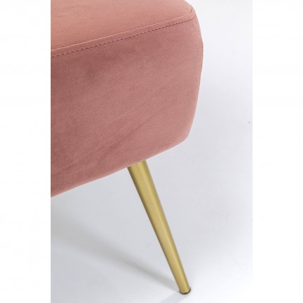 Armchair Sandwich velvet pink Kare Design