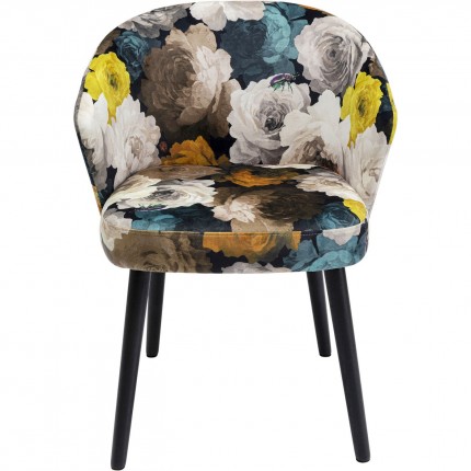 Chair with armrests Peony Yellow Kare Design