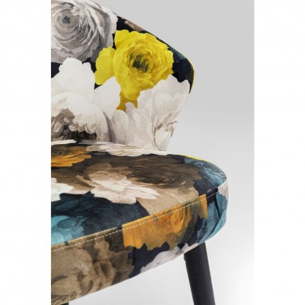 Chair with armrests Peony Yellow Kare Design