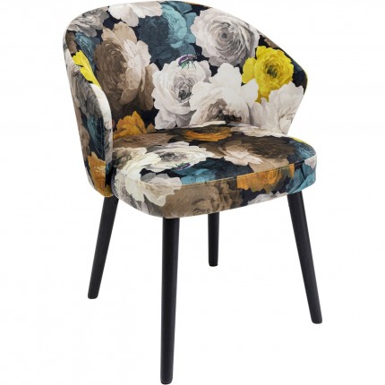 Chair with armrests Peony Yellow Kare Design