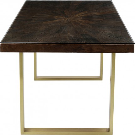 Table Conley 180x90cm brass Kare Design