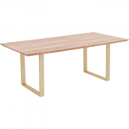 Table Symphony 160x80cm acacia laiton Kare Design