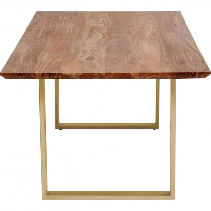 Table Symphony 160x80cm acacia laiton Kare Design