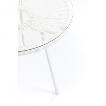 Outdoor Side Table Acapulco White Kare Design