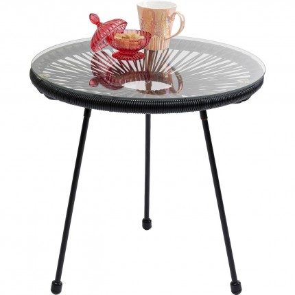 Outdoor Side Table Acapulco Black Kare Design