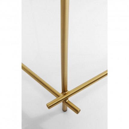 Table d'appoint Mystic Pentagon 52cm grise Kare Design