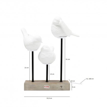 Table Lamp birds Kare Design