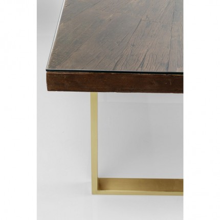 Table Conley 160x80cm brass Kare Design