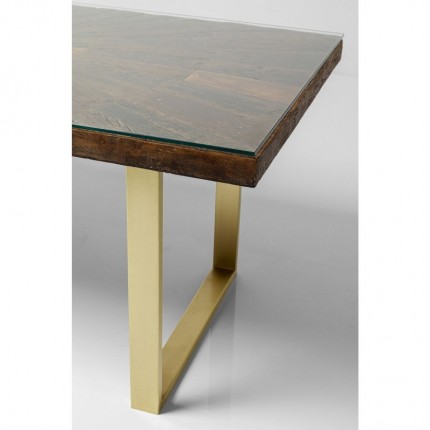 Table Conley 160x80cm brass Kare Design