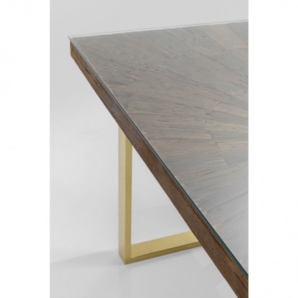 Table Conley 160x80cm brass Kare Design