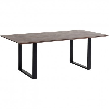 Table Symphony 180x90cm noyer noire Kare Design