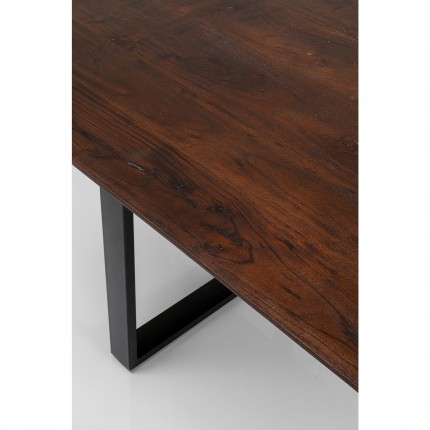 Table Symphony 180x90cm noyer noire Kare Design