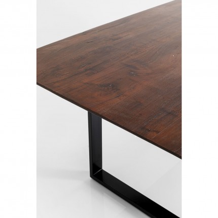 Table Symphony 180x90cm noyer noire Kare Design