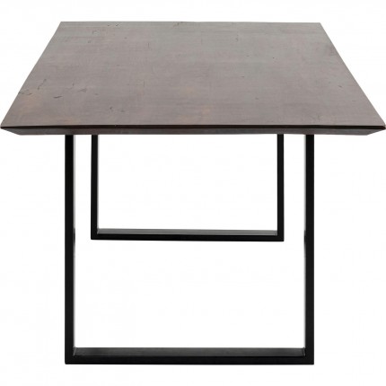 Table Symphony 200x100cm walnut black Kare Design