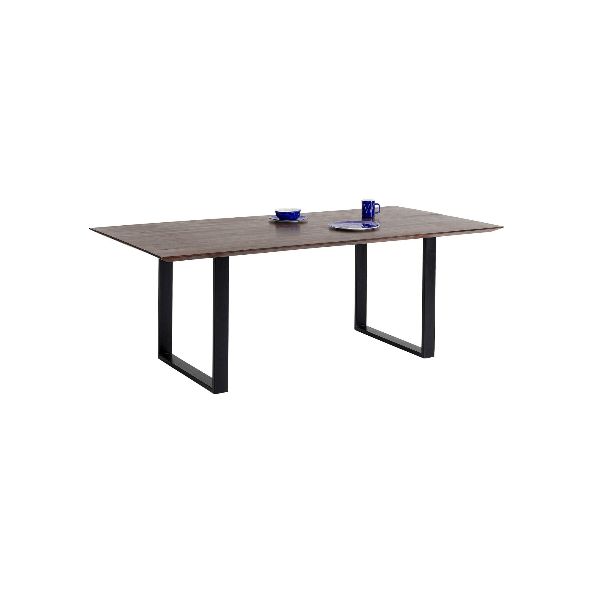 Table Symphony Walnut Black 200x100cm Kare Design