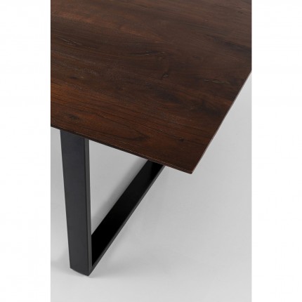 Table Symphony 200x100cm walnut black Kare Design