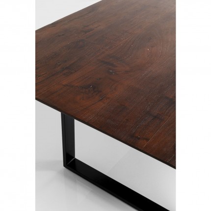 Table Symphony 200x100cm walnut black Kare Design