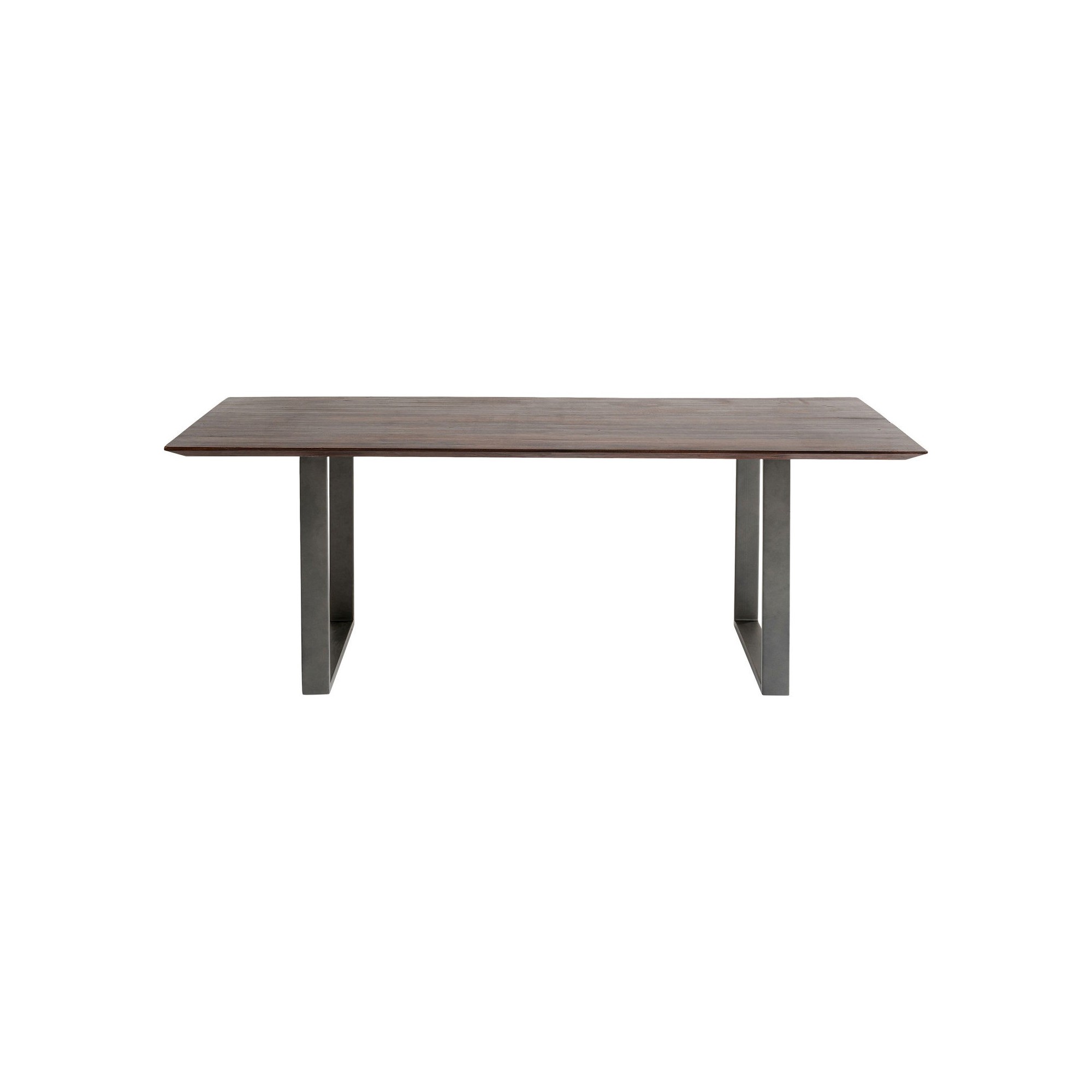 Table Symphony noyer acier 180x90cm Kare Design