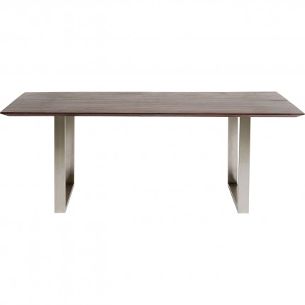 Table Symphony 160x80cm walnut chrome Kare Design