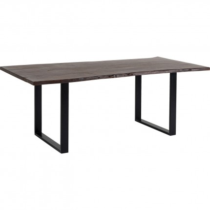 Table Harmony 200x100cm noyer noire Kare Design