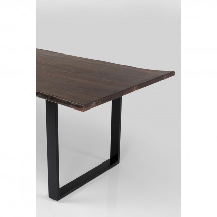 Table Harmony 200x100cm noyer noire Kare Design