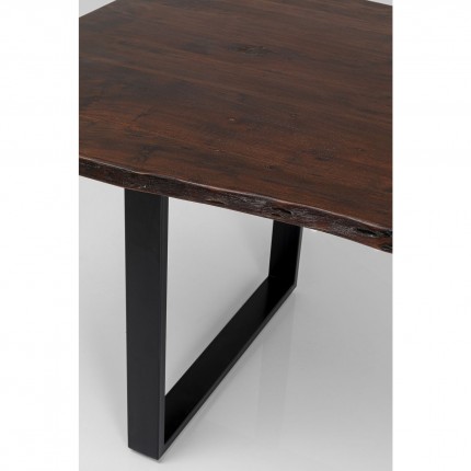 Table Harmony 200x100cm noyer noire Kare Design