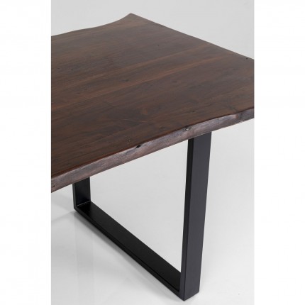 Table Harmony 200x100cm noyer noire Kare Design