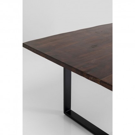 Table Harmony 200x100cm noyer noire Kare Design