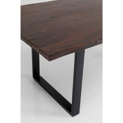 Table Harmony 200x100cm noyer noire Kare Design