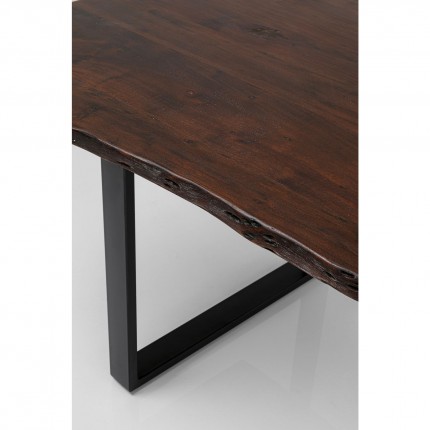 Table Harmony 180x90cm noyer noire Kare Design