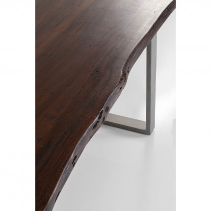 Table Harmony 180x90cm walnut steel Kare Design