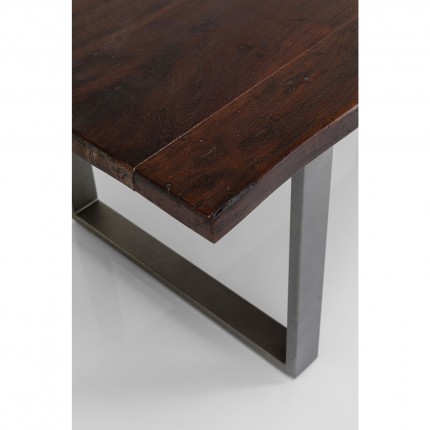 Table Harmony 180x90cm walnut steel Kare Design