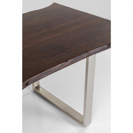 Table Harmony 160x80cm walnut chrome Kare Design