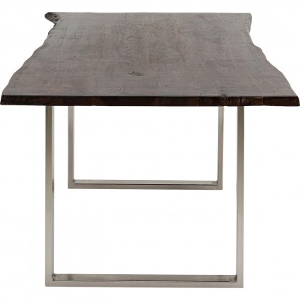 Table Harmony 160x80cm walnut chrome Kare Design