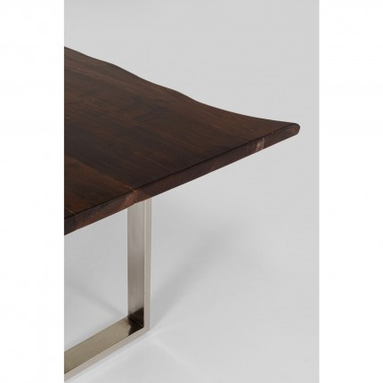 Table Harmony 180x90cm walnut chrome Kare Design