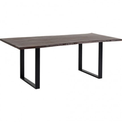 Table Harmony 160x80cm noyer noire Kare Design