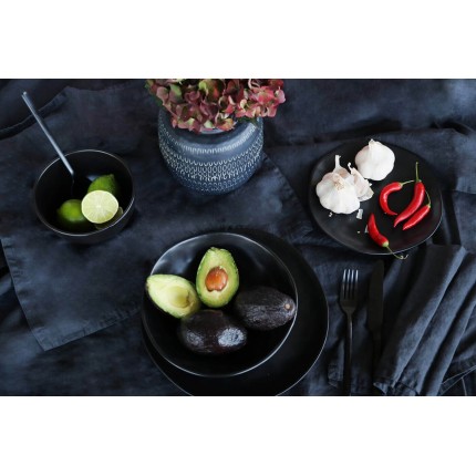 Bowl Organic Black Ø15cm (4/Set) Kare Design