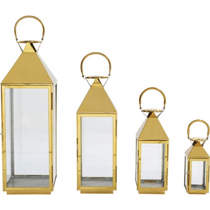 Lantern Giardino gold (4/Set) Kare Design