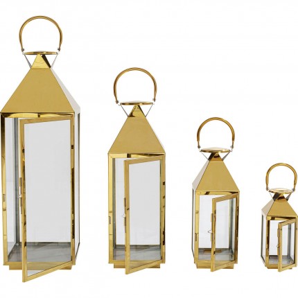 Lantern Giardino gold (4/Set) Kare Design