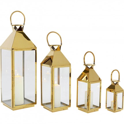 Lantern Giardino gold (4/Set) Kare Design