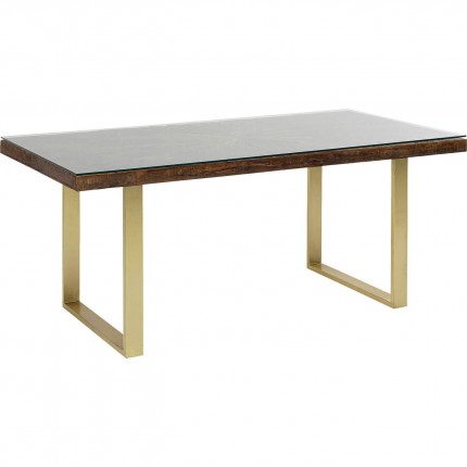 Table Conley 160x80cm pieds laiton Kare Design